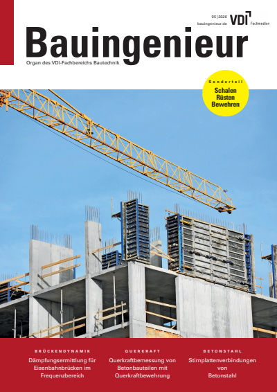 Cover der Ausgabe: Bauingenieur Jahrgang 101 (2026), Heft H05