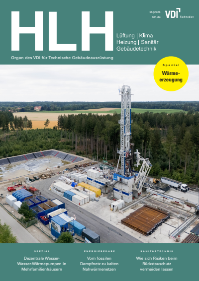 Cover der Ausgabe: HLH Jahrgang 77 (2026), Heft 05