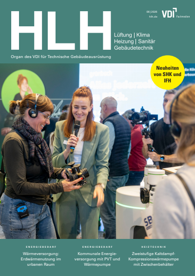 Cover der Ausgabe: HLH Jahrgang 77 (2026), Heft 06