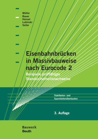 Cover of book: Eisenbahnbrücken in Massivbauweise nach Eurocode 2