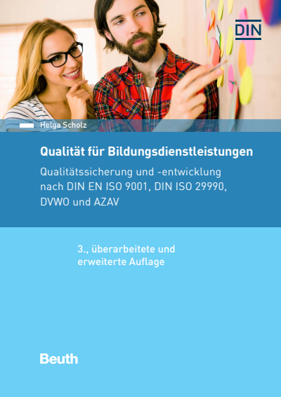 Cover des Buchs: Qualität für Bildungsdienstleistungen + Qualitäts-Checkheft für Trainer