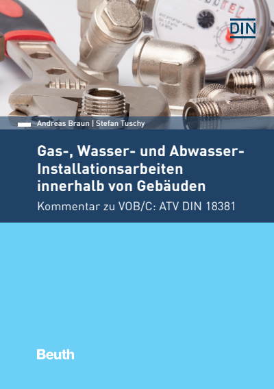Cover of book: Gas-, Wasser- und Abwasser-Installationsarbeiten innerhalb von Gebäuden