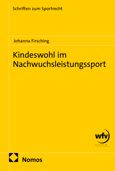 Cover des Buchs: Kindeswohl im Nachwuchsleistungssport