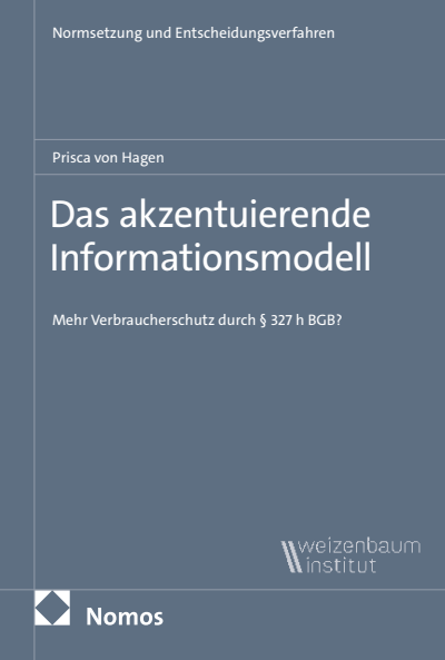 Cover of book: Das akzentuierende Informationsmodell